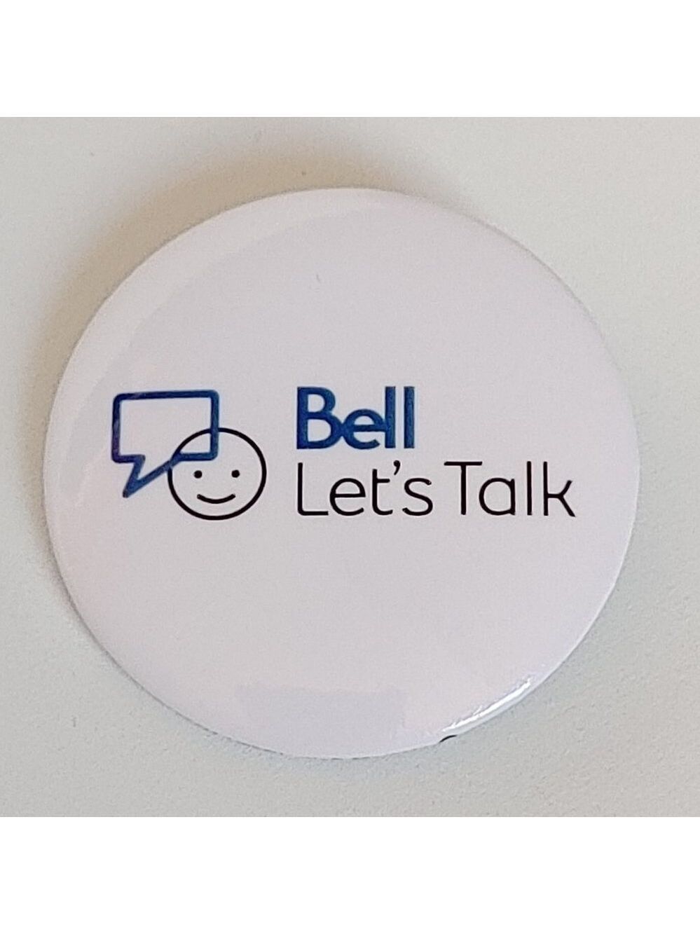 BELL Let's Talk Day Pin Badge Brand New Mental Health Awareness BELL CANADA